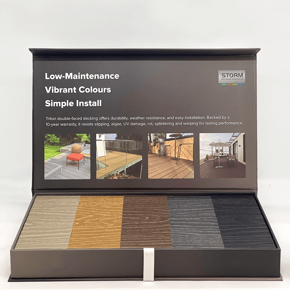 Triton Composite Decking Sample Pack – 5 Colours Presentation Set image